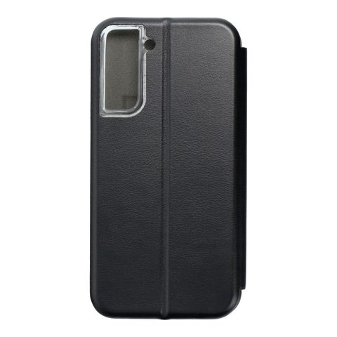 tok / borító Samsung Galaxy S21 fekete - könyv Forcell Elegance