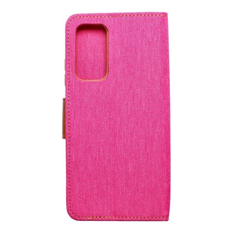 Pouzdro / obal na Xiaomi Mi 10T Pro 5G / Mi 10T 5G růžové - knížkové Canvas Book case