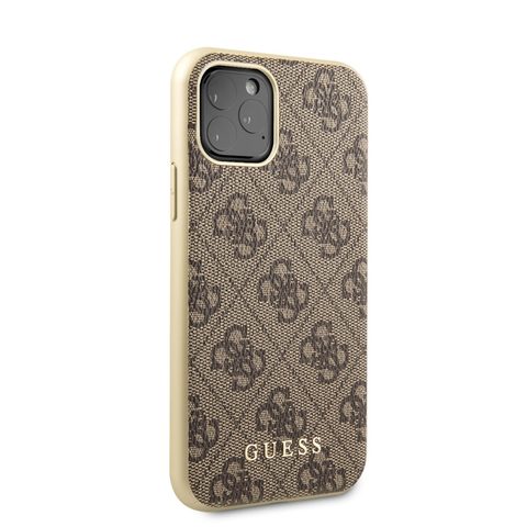 Obal / kryt pre Apple iPhone 11 Pro hnedý - Originálny GUESS