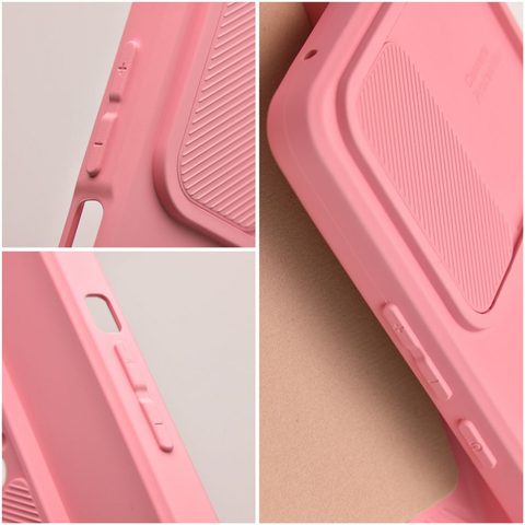 Obal / kryt na Samsung Galaxy A12 růžový - SLIDE Case