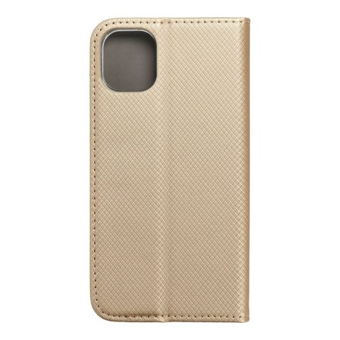 Pouzdro / obal na Apple iPhone 11 zlaté - knížkové Smart Case