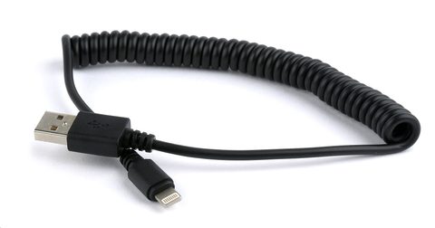 Kábel CABLEXPERT USB-A hím/világítás hím 1,5m Fekete