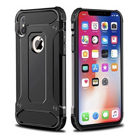 Obal / kryt na Apple iPhone XS černý - Forcell ARMOR