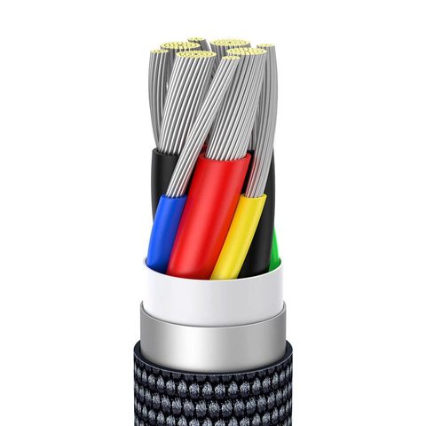 Datový kabel USB A na USB C 100W 1,2m černý - Baseus