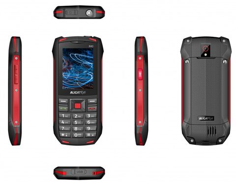 Aligator R40 eXtremo kültéri Dual SIM fekete - piros