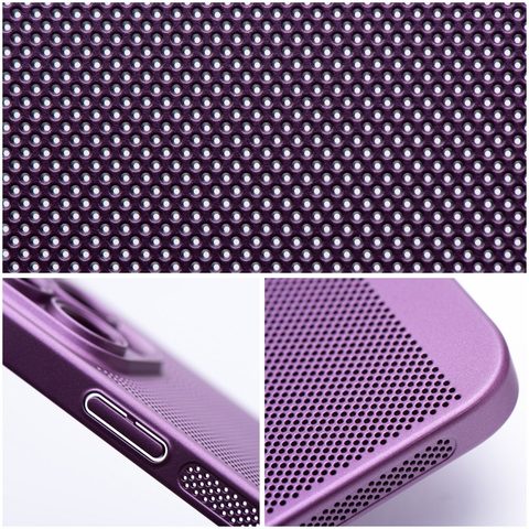 Obal / kryt na Samsung Galaxy S22 Ultra fialový - BREEZY