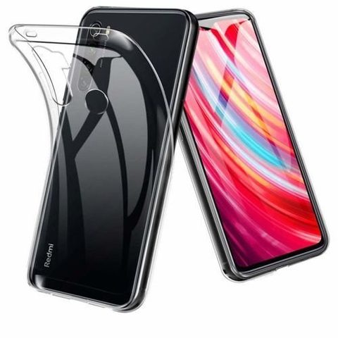 Obal / kryt pre Xiaomi Redmi Note 8 transparentný - Jelly Case Roar