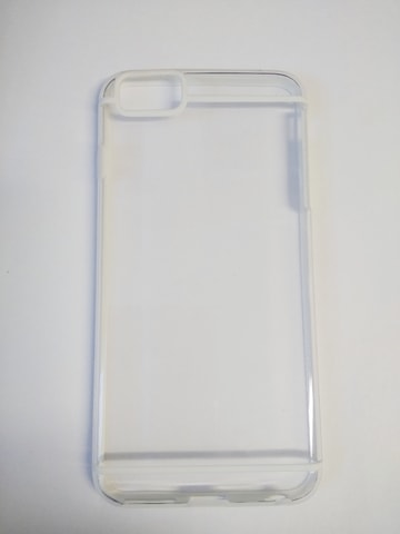 Obal / kryt na Apple iPhone 6 Plus průhledný s bílým rámem