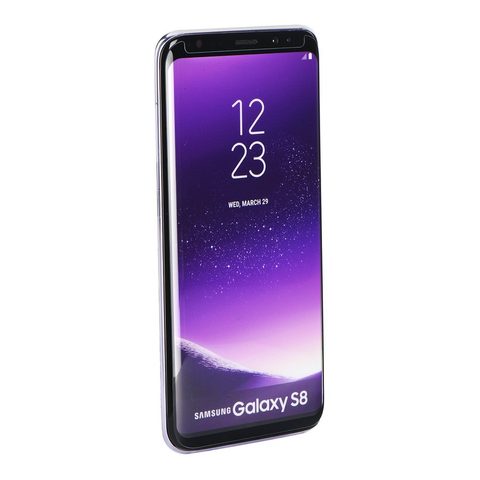 Edzett / védőüveg Samsung Galaxy A8 PLUS 2018 fekete - 3D élragasztás