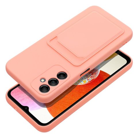 Obal / kryt na Samsung Galaxy A14 5G / A14 4G růžový - Forcell CARD Case