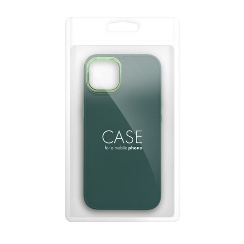 Obal / kryt na Apple iPhone 13 Pro zelený - Frame Case