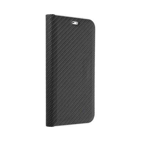 Puzdro / obal na Samsung Galaxy A14 4G čierny - kniha LUNA Book Carbon