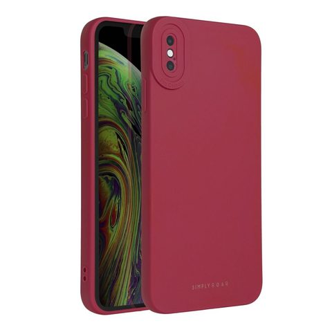 Obal / kryt na Apple iPhone XS Max červený - Roar Luna Case