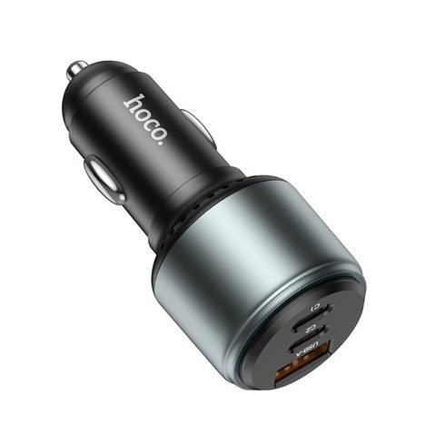 Nabíječka do auta 95W USB + 2x Typ C - Hoco