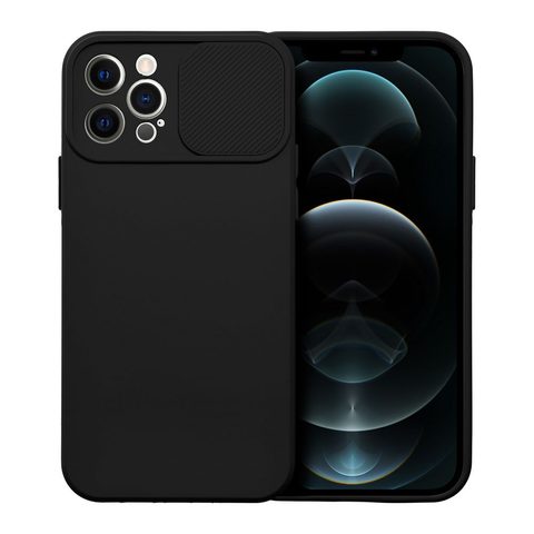 Obal / kryt na Apple iPhone 12 Pro černá - SLIDE Case