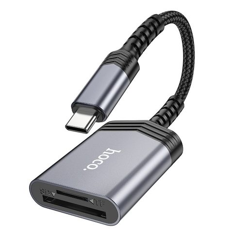 Čtečka paměťových karet Hoco UA25 SD/TF s konektorem USB-C