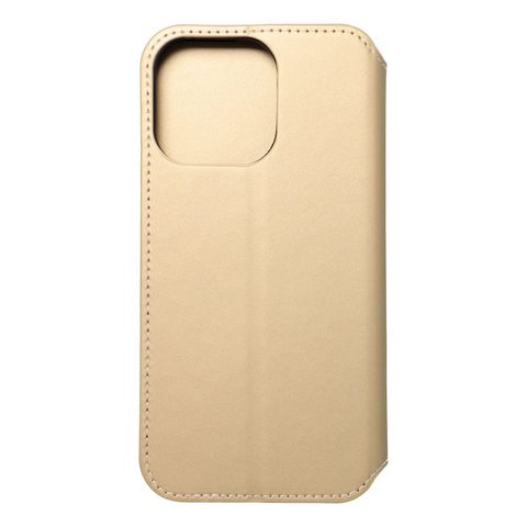 Pouzdro / obal na Apple iPhone 15 Pro Max zlaté - knížkový Dual Pocket