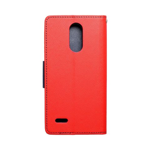 Puzdro / obal pre LG K9 (K8 2018) červený - kniha Fancy Book