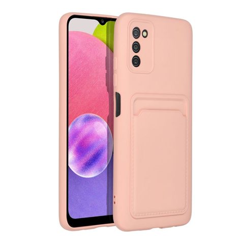 Obal / kryt pre Samsung Galaxy A03S ružové - Forcell Card