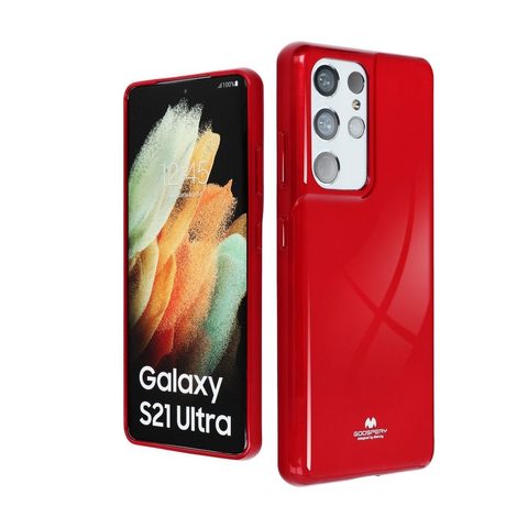 Védőborító Samsung Galaxy A21 piros - Jelly Case Mercury