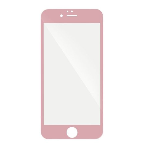 Edzett / védőüveg Apple iPhone 6 plus régi rózsaszín - MG 3D teljes öntapadó üveg