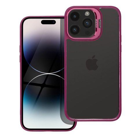 Obal / kryt na Apple iPhone 12 tmavě fialový - BRACKET CASE
