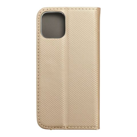 Pouzdro / obal na Apple iPhone 11 Pro zlaté - knížkové Smart Case