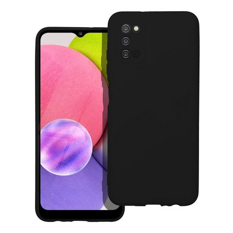 Obal / kryt pre Samsung Galaxy A03s čierny - Forcell Silicone Lite