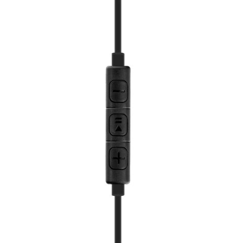 Sluchátka stereo s mikrofonem jack 3,5 mm černá (BOX)