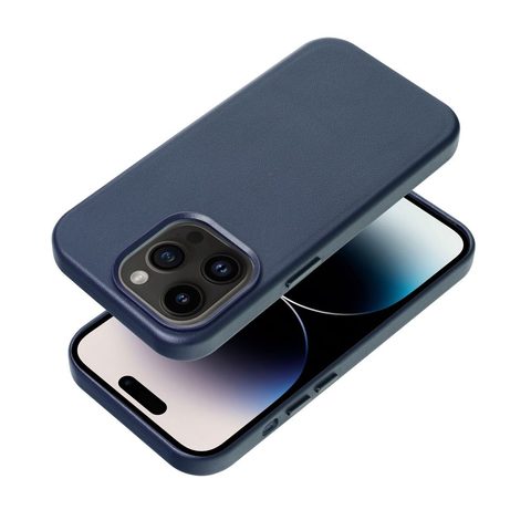 Obal / kryt na Apple iPhone 11 PRO modrý - Leather Mag Cover