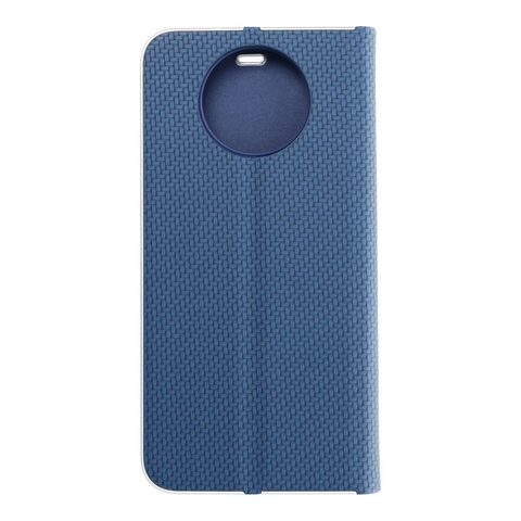 Puzdro / obal pre Xiaomi Redmi Note 9T 5G modré - kniha Forcell LUNA Carbon