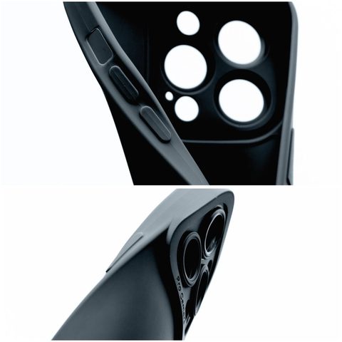 Roar kerek sarok mágneses flip tok - iPhone 12 Pro Max készülékhez fekete