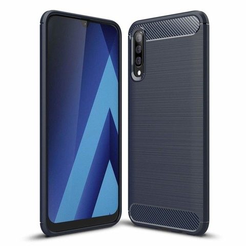 Obal / kryt pre Samsung Galaxy A80 modrý - Carbon