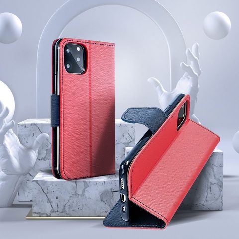 Pouzdro / obal na Samsung Galaxy A14 4G červený - knížkové Fancy