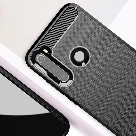 Fedél / borító Xiaomi Redmi Note 8T fekete - Forcell Carbon