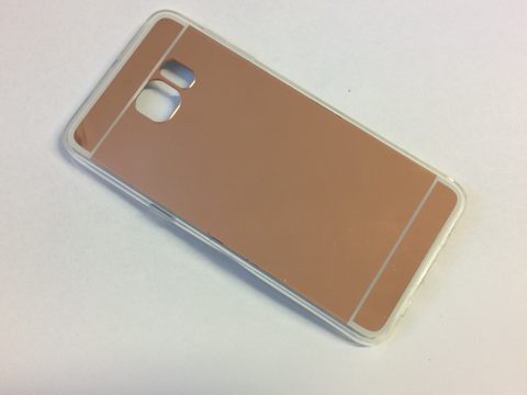 Obal / kryt pre Samsung Galaxy S6 Edge Plus ružový - Mirror FORCELL