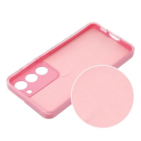 Obal / kryt na Samsung Galaxy S23 růžový - CLEAR CASE 2mm BLINK