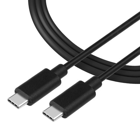 Taktikai sima menetes kábel USB-C/USB-C 0,3m Fekete