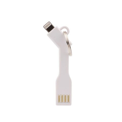 Kabel USB přívěšek Apple Iphone 5/5C/5S/6/6 Plus bílý