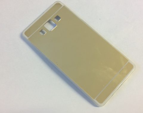 Obal / kryt na Samsung Galaxy A7 zlatý - Mirro FORCELL
