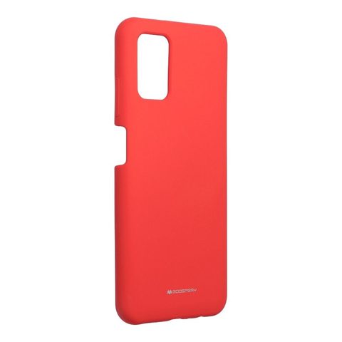 Obal / kryt na Samsung Galaxy A03S červený - Mercury Silicone