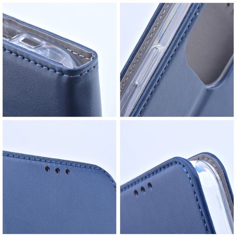 Pouzdro / obal na Apple iPhone 14 PRO MAX modré- knížkové Smart magneto