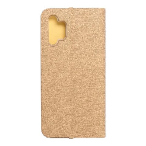 Puzdro / obal pre Samsung Galaxy A32 LTE zlatý - kniha Luna Book