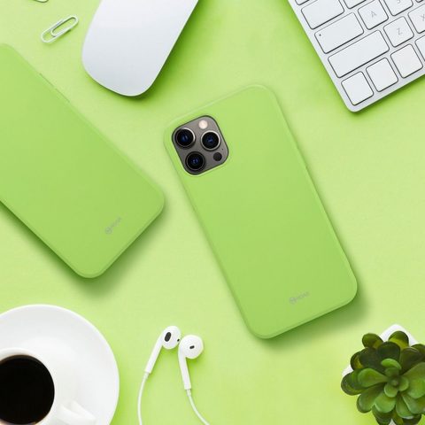 Obal / kryt pre Apple iPhone 13 lime - Roar Colorful Jelly