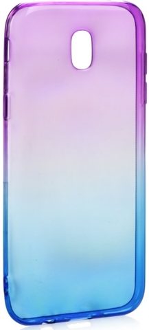 Obal / kryt na Samsung Galaxy J7 2017 fialovo-modrý - Forcell OMBRE