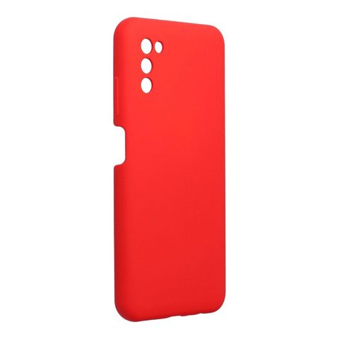 Védőborító Samsung Galaxy A03s piros - Forcell Szilikon