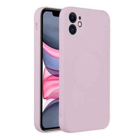 Szilikon Mag Cover tok az IPHONE 11 rózsaszínhez