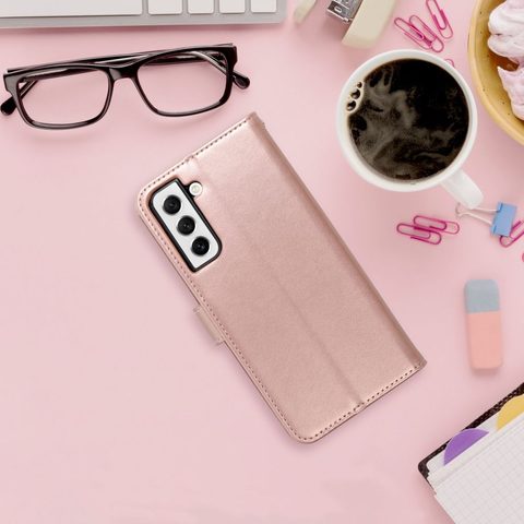 Pouzdro / obal na Samsung Galaxy A23 5G růžové - knížkové Forcell MEZZO