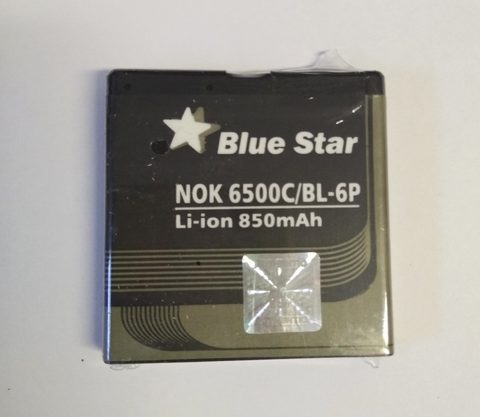 BL-6P Blue Star prémium Nokia 6500 Classic/7900 Prism 850mAh akkumulátor