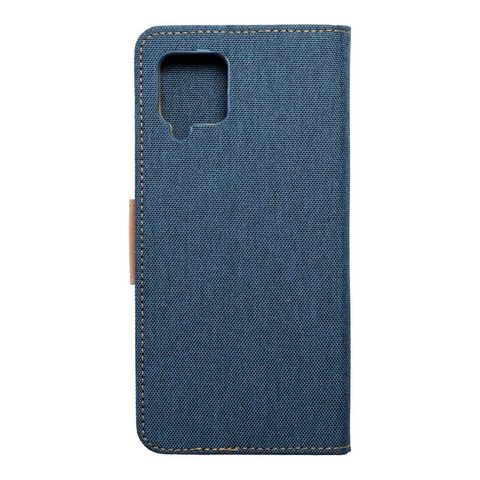 Puzdro / obal pre Samsung Galaxy A42 5G modré - kniha Canvas Book case